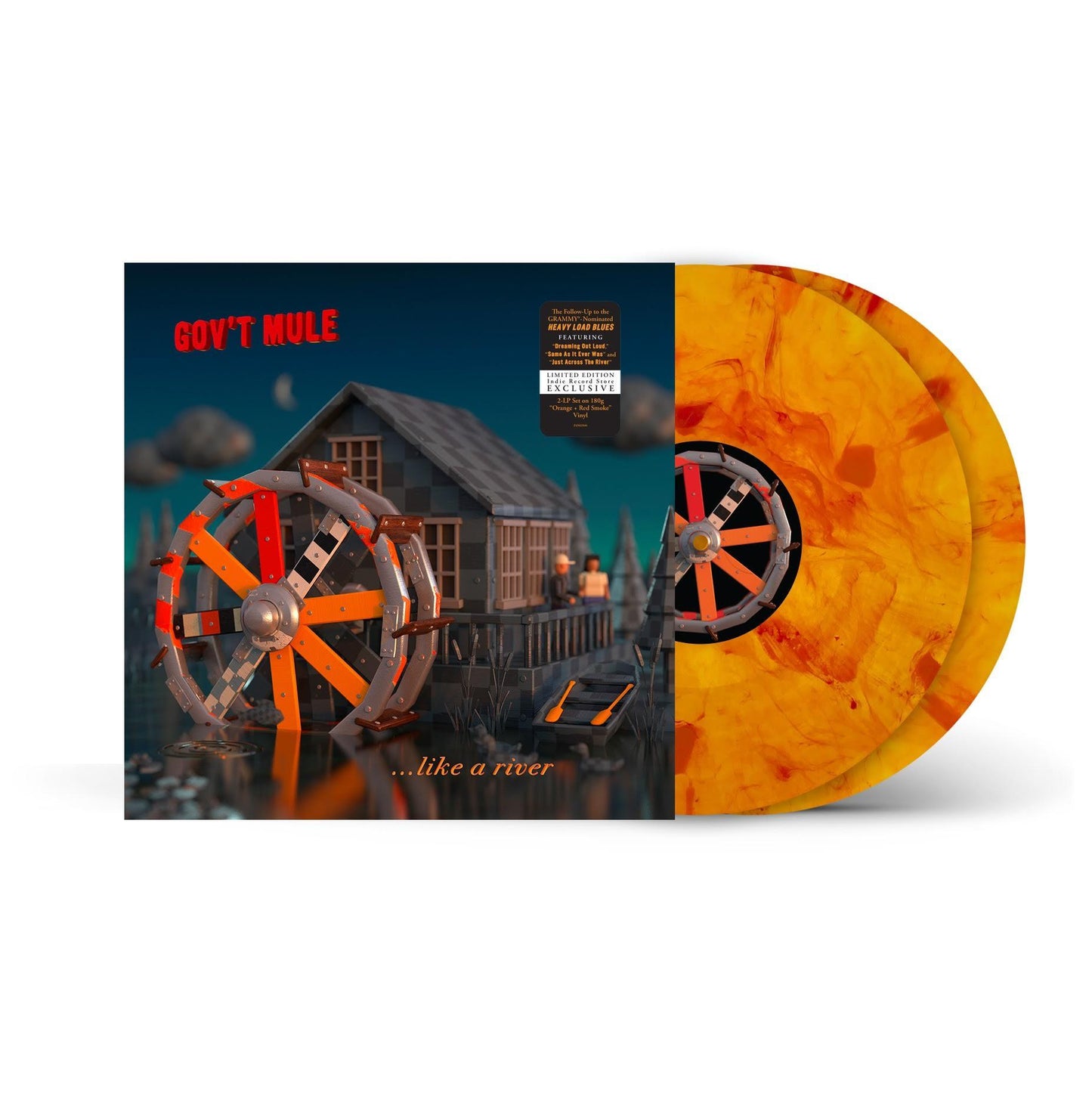 Gov't Mule- Peace... Like A River (Indie Exclusive Orange & Red Vinyl) { VINYL LP }