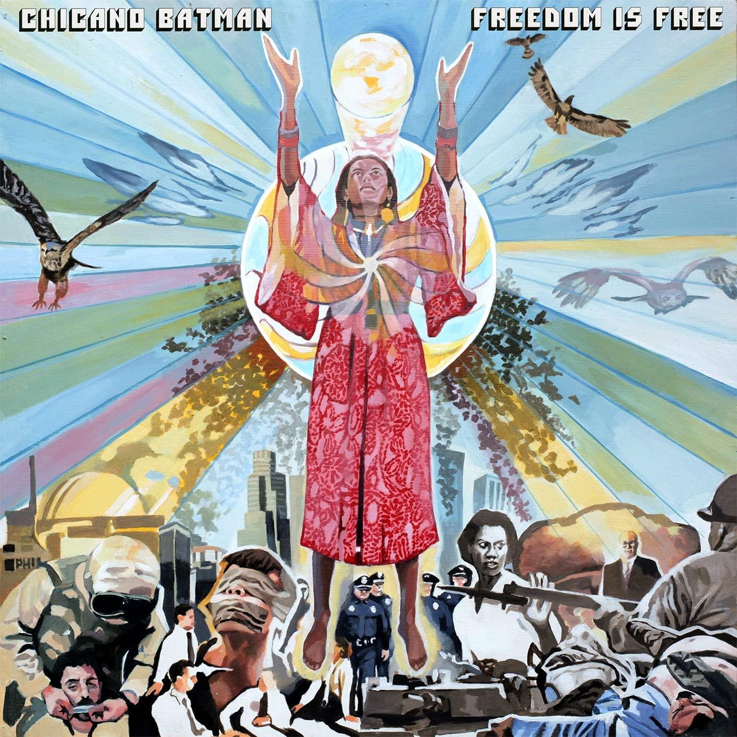 Chicano Batman- Freedom Is Free (Pink & Blue Splatter Vinyl) { VINYL LP }